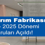 Tasarım Fabrikası 2024 – 2025 Dönemi Başvuruları Açıldı!