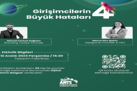 Girişimcilerin Büyük Hataları 12 Aralık'ta İKÜ'de!