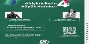 Girişimcilerin Büyük Hataları 12 Aralık'ta İKÜ'de!