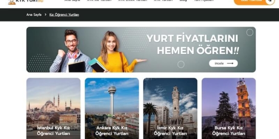 Kyk Yurtları Bilgilerine Ulaşmak Artık Çok Kolay