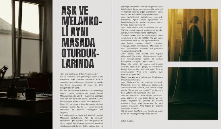 Ezgi Alınca, “Aşk ve Melankoli”yi Aynı Masada Buluşturdu: Reenkarnasyon Dergisi’nde Çarpıcı Yayın