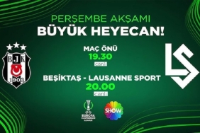 Temsilcimiz Beşiktaş Evinde Lausanne’yi Ağırlıyor