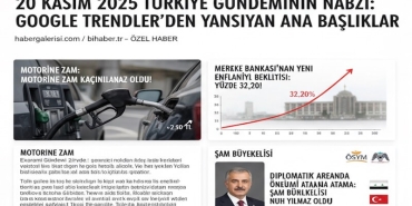 20 Kasım 2025 Türkiye Gündeminin Nabzı
