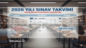 2026 Yılı Sınav Takvimi