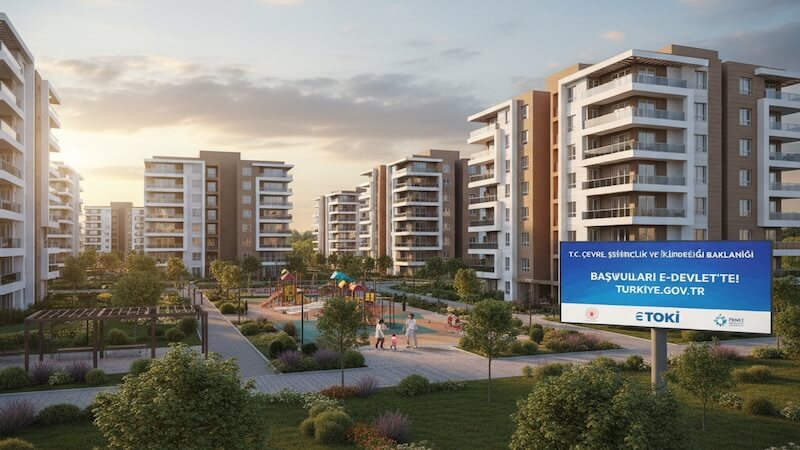 E-Devlet Üzerinden TOKİ Başvuruları