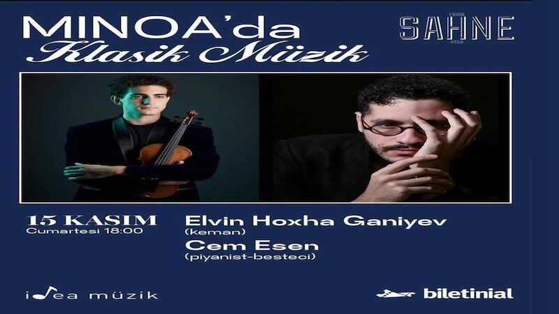 Keman Virtüözü Elvin Hoxha Ganiyev Minoa Pera'da!