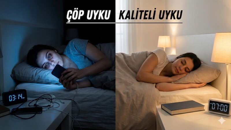 Sabah Yorgun Uyanmak Çöp Uyku Kaliteli Uyku Rehberi