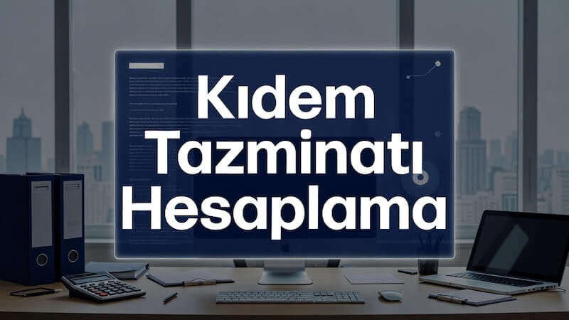 2026 Kıdem Tazminatı Hesaplama Robotu (Net)