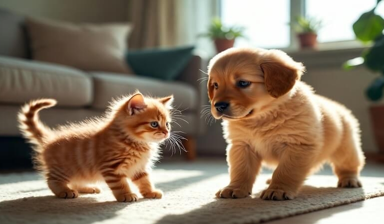 Yavru Kedi ve Köpek Sahiplenme: Bakım, Eğitim ve Adaptasyon Rehberi