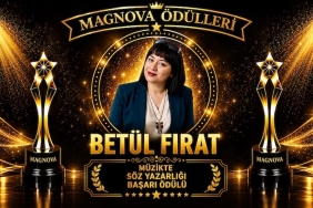 Betül Fırat’a Magnova’dan “Müzikte Söz Yazarlığı Başarı Ödülü”