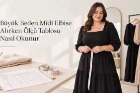 Büyük Beden Midi Elbise Alırken Ölçü Tablosu Nasıl Okunur